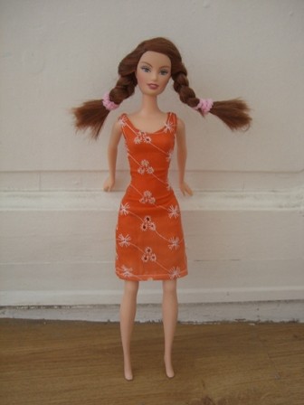 Doll Summer dress craft for kids