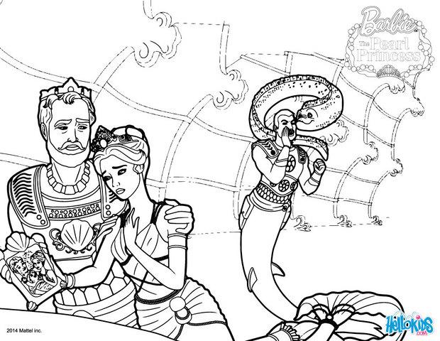 queen mermaid coloring pages - photo #30