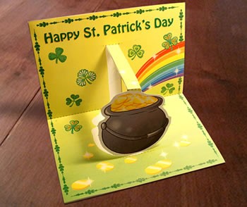 Pot O Gold Pop-Up card