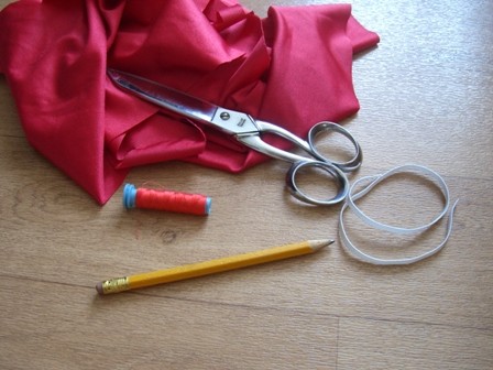 Red carpet dress craft for kids