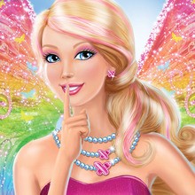 barbie game colour