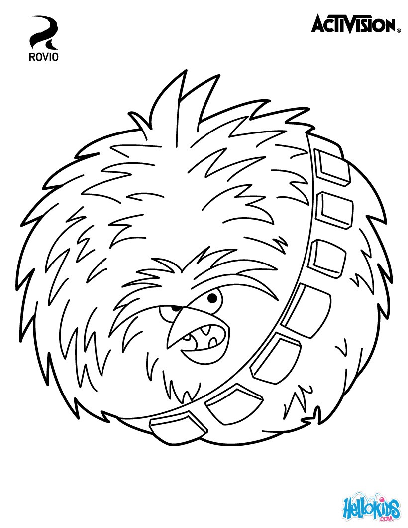 Chewbacca coloring pages   Hellokids.com