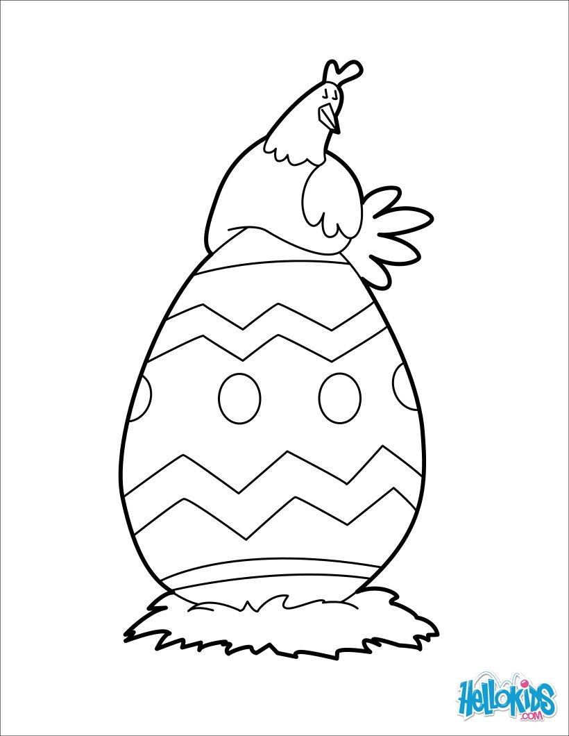 baby easter chicks coloring pages - photo #24