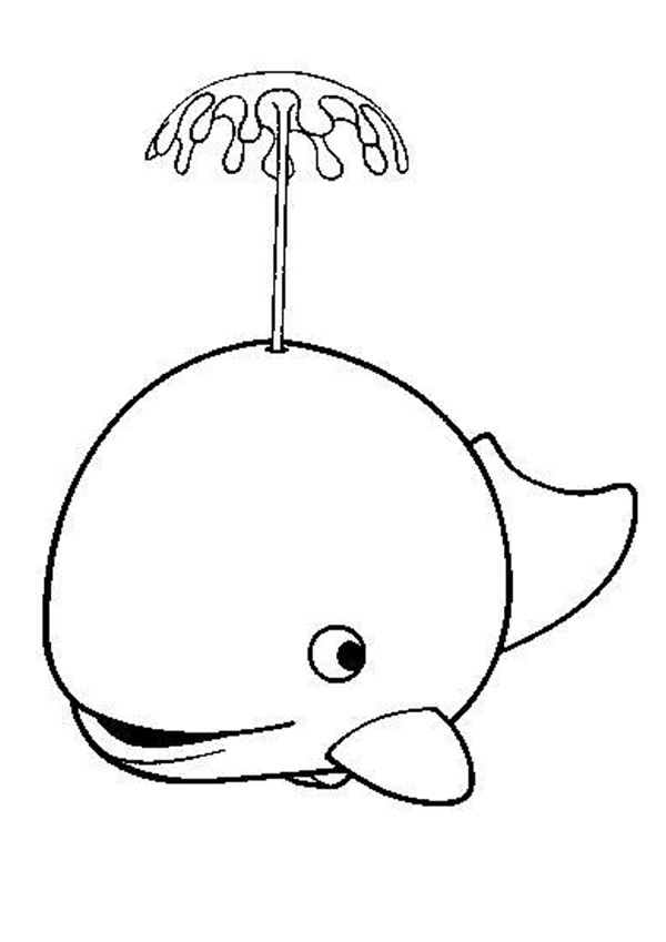 Cute whale coloring pages - Hellokids.com