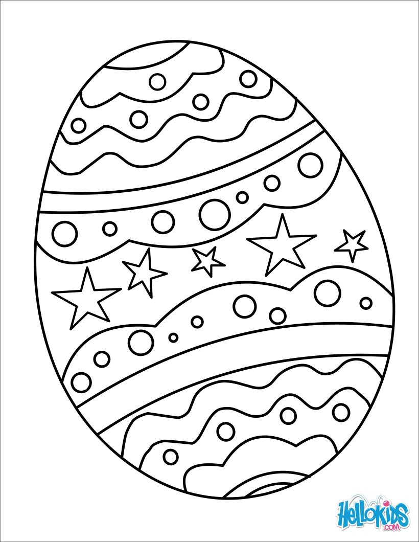 Easter Eggs Fabergé Egg coloring page
