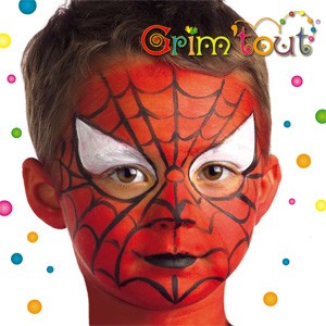 Spiderman Face Painting Instructions craft for kids