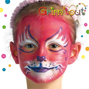 Cat Face Painting Design craft for kids