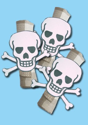 Pirate Napkin Ring Craft idea