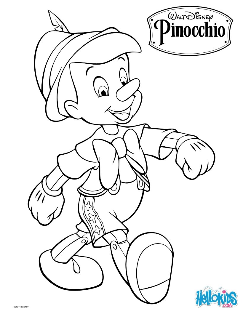 Pinocchio coloring pages - Hellokids.com