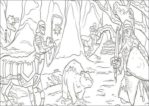 narnia prince caspian coloring pages - photo #8