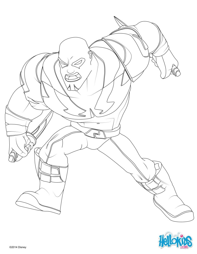 Drax Guardians of the Galaxy Drax Guardians of the Galaxy coloring page
