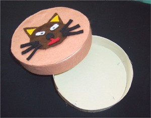 Cat Box craft for kids