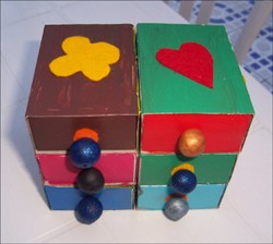 Colorful Drawers craft for kids