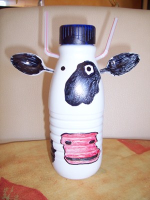 Cow Piggy Bank craft for kids