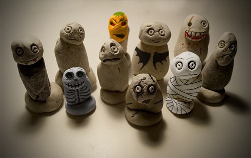 Halloween Clay Monsters homemade craft