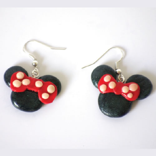 Minnie Mouse Earrings craft for kids