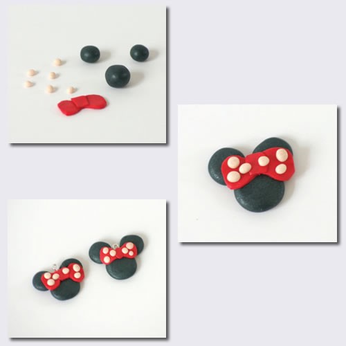 Minnie Mouse Earrings craft for kids