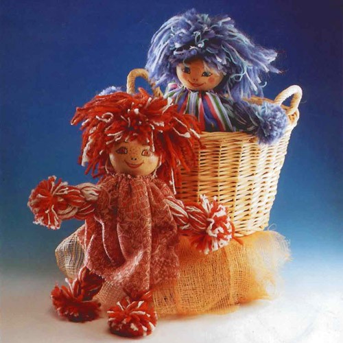 Yarn Dolls craft for kids