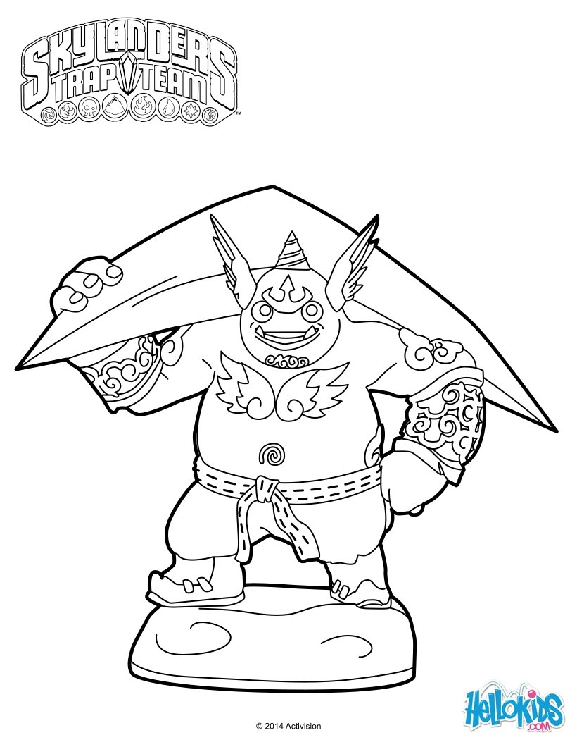 Head Rush Gusto coloring page