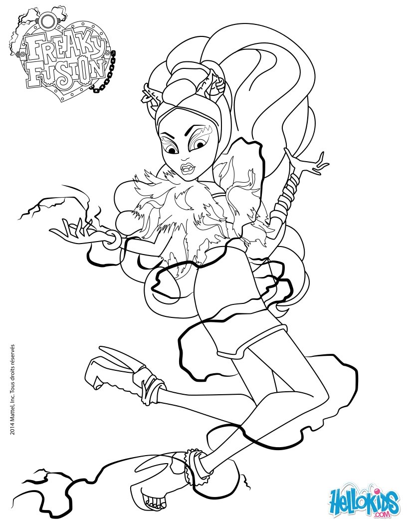 Monster High Clawvenus coloring page