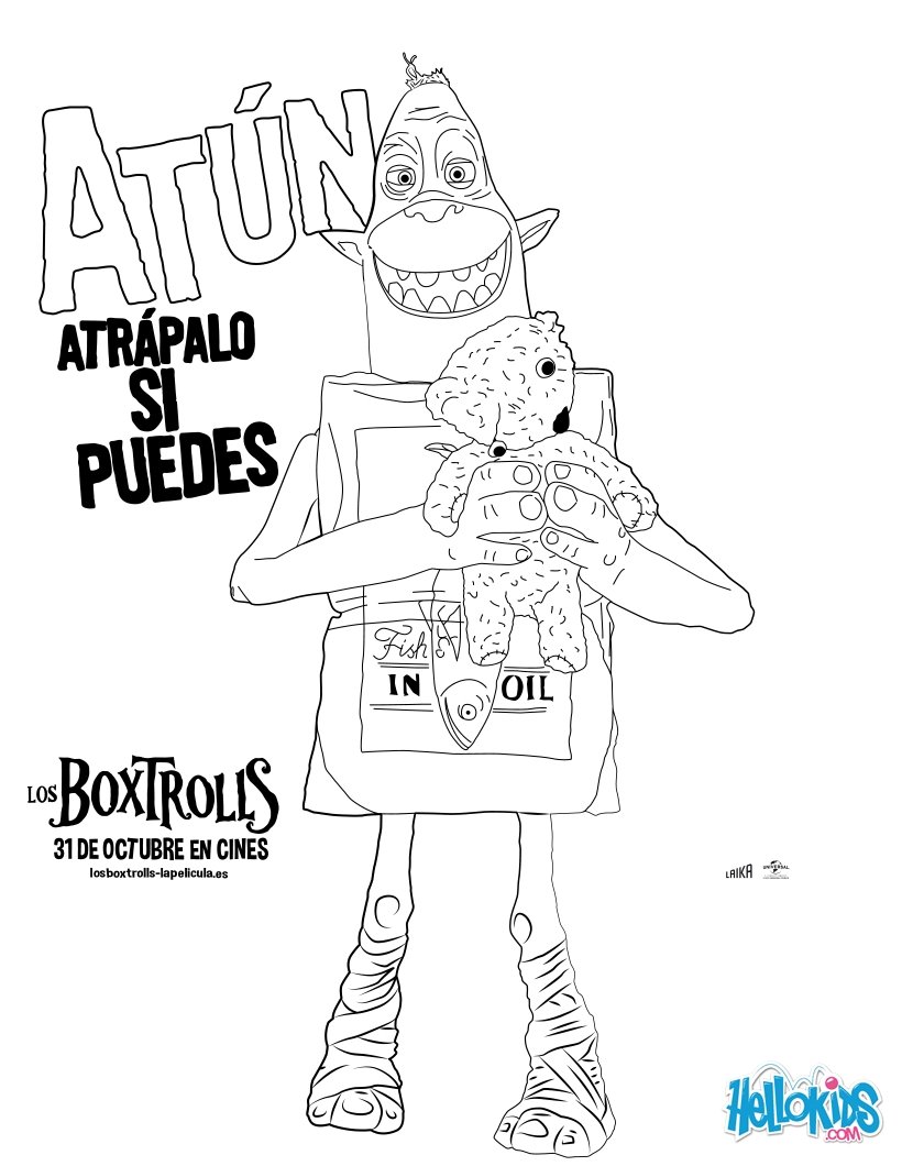 Fish coloring page