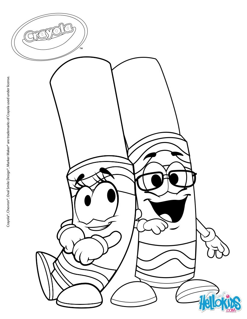 Crayola 10 coloring pages