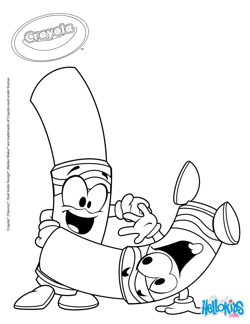 Crayola 11 Coloring Pages - Hellokids.com