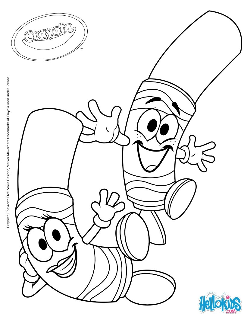 Free Printable Crayola Coloring Pages