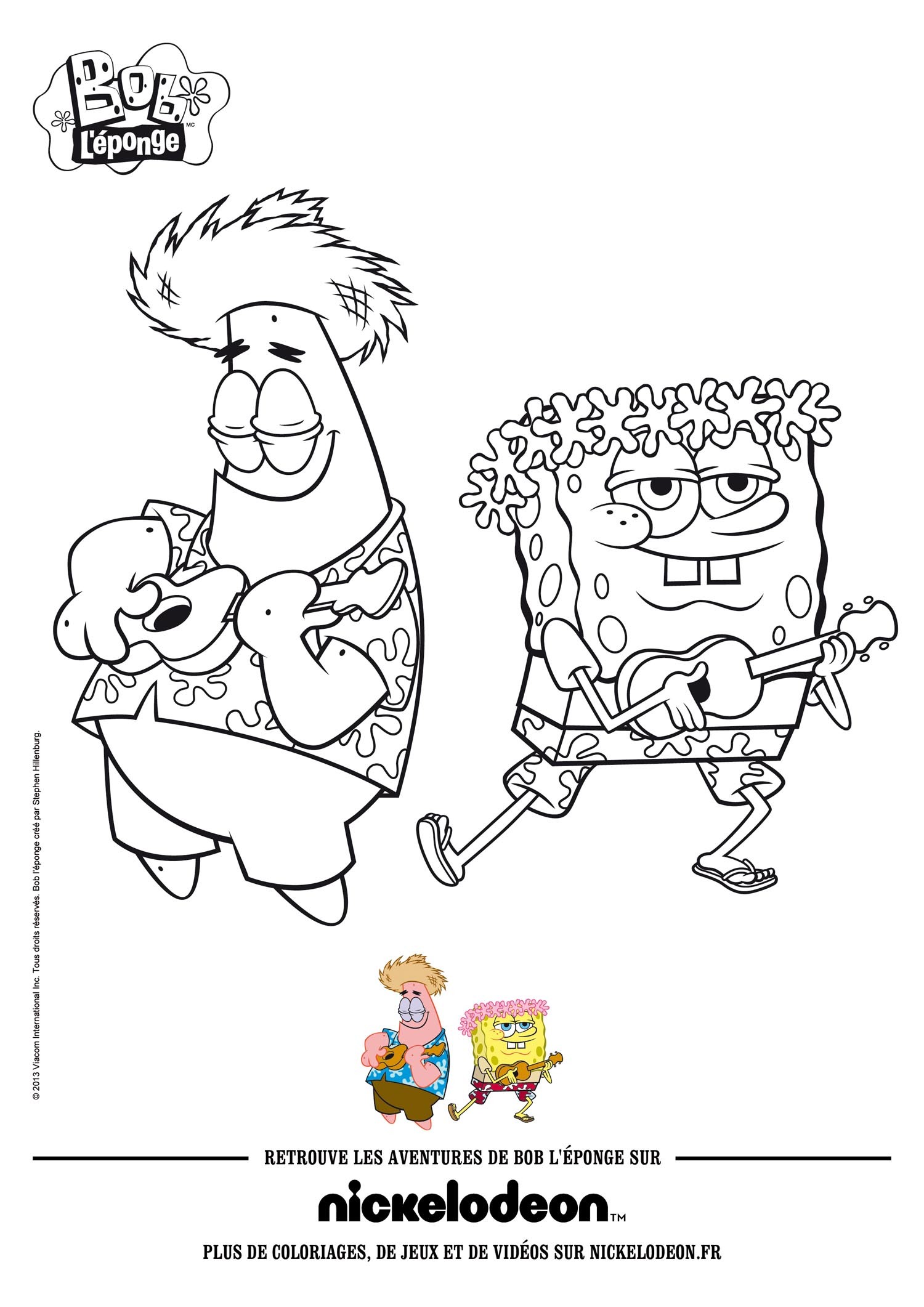 ukelele coloring pages - photo #8