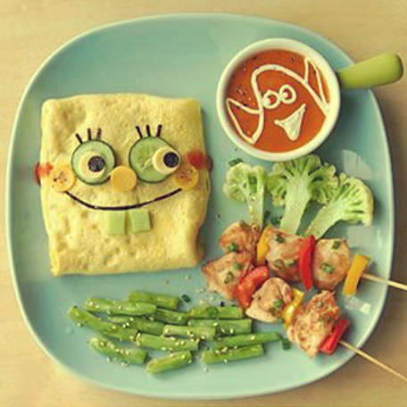 SpongeBob Omelet recipe