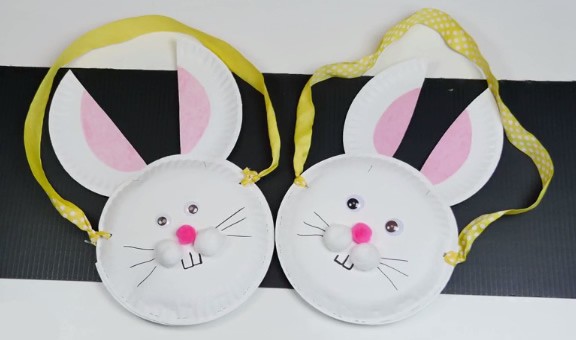 Easter Bunny Candy Holder craft for kids