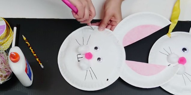 Easter Bunny Candy Holder craft for kids