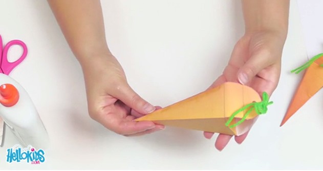 Easter Carrot Surprise Box craft for kids