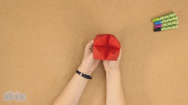 The origami finger game craft for kids