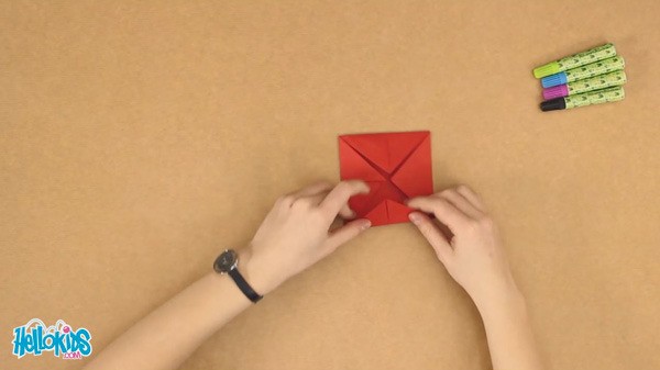 The origami finger game craft for kids