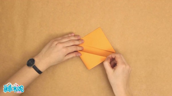 The origami fox craft for kids