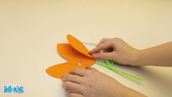 3D Flower Card craft for kids
