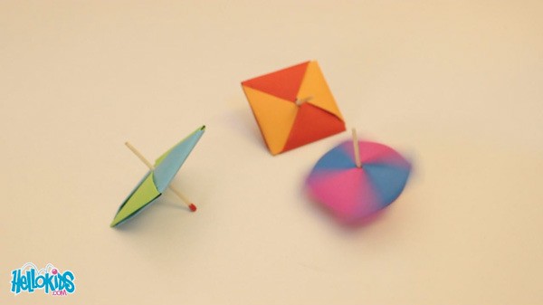 Spinning Top Craft craft for kids