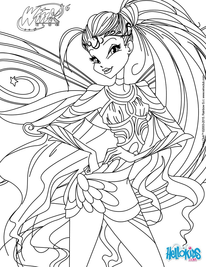 magic winx coloring pages - photo #34