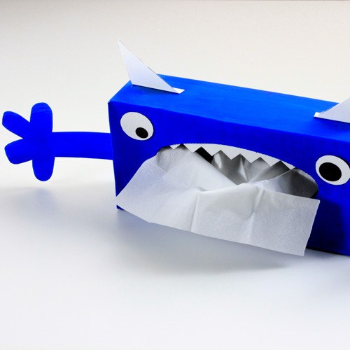 Tissue box Monster craft for kids