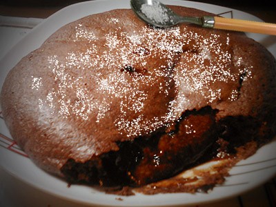 Chocolate fondant and Smarties recipe