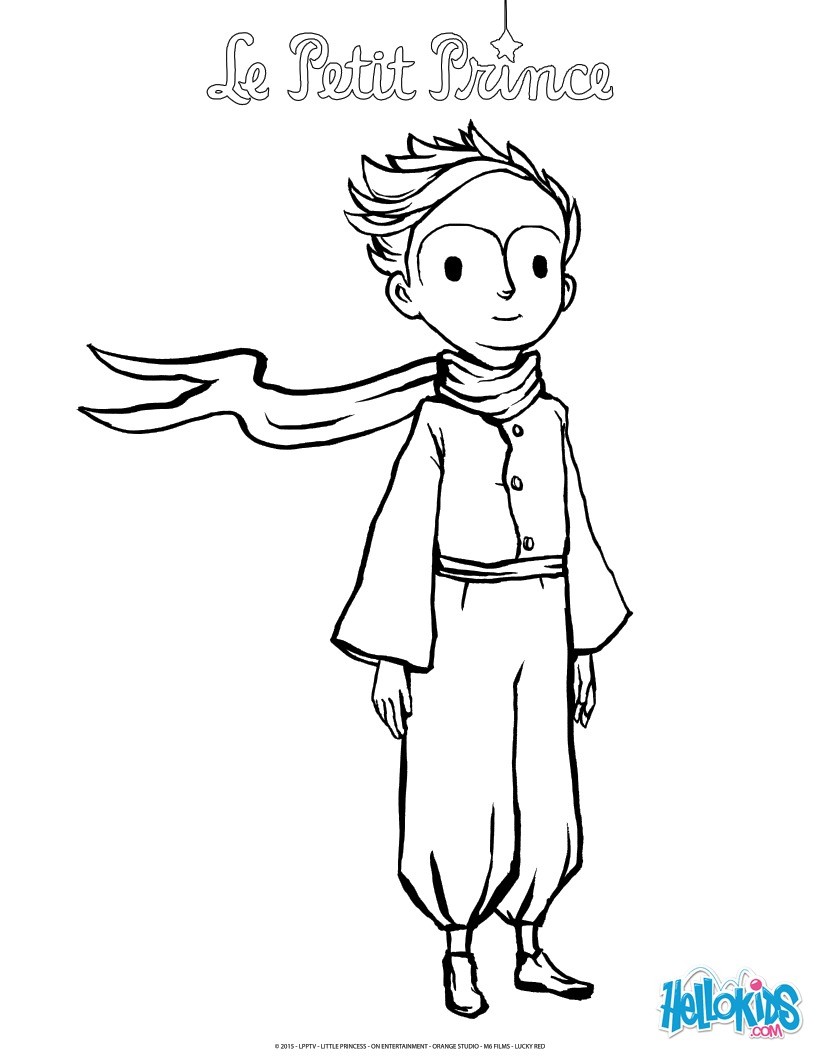 the little prince coloring page x87