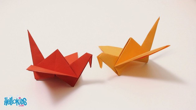 Crane Origami craft project