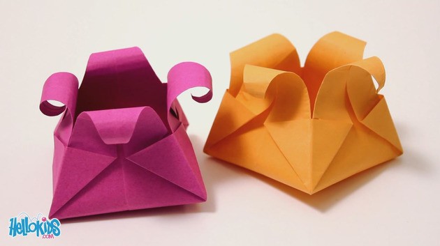 Origami Basket craft project
