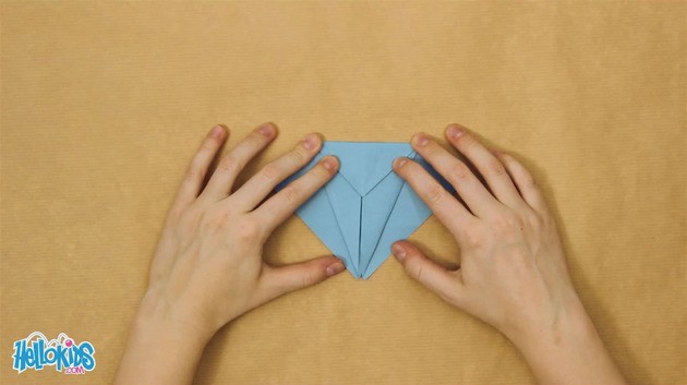 Origami rabbit craft project
