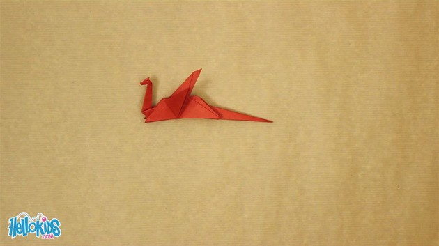 Advanced Origami Dragon craft project