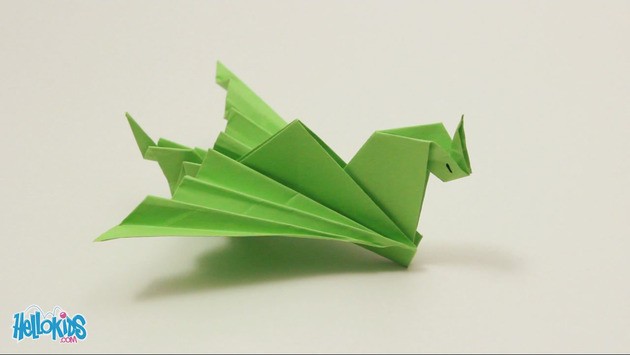 Origami Dragon craft project