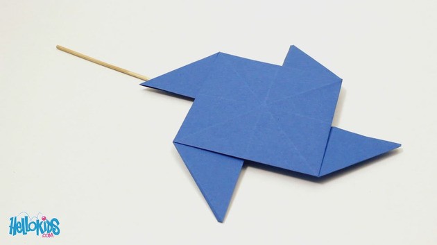Origami Windmill craft for kids