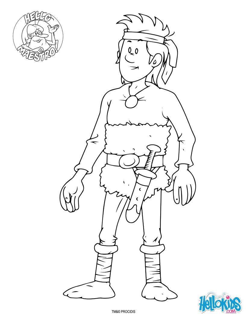 Explorer peter coloring pages - Hellokids.com