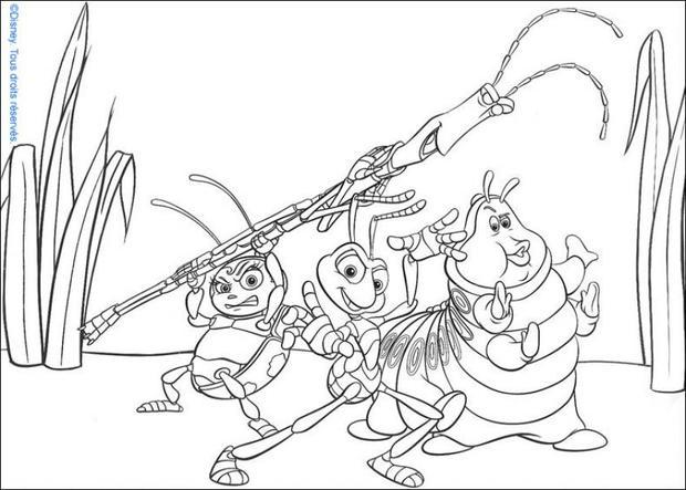 a bug life coloring pages - photo #36
